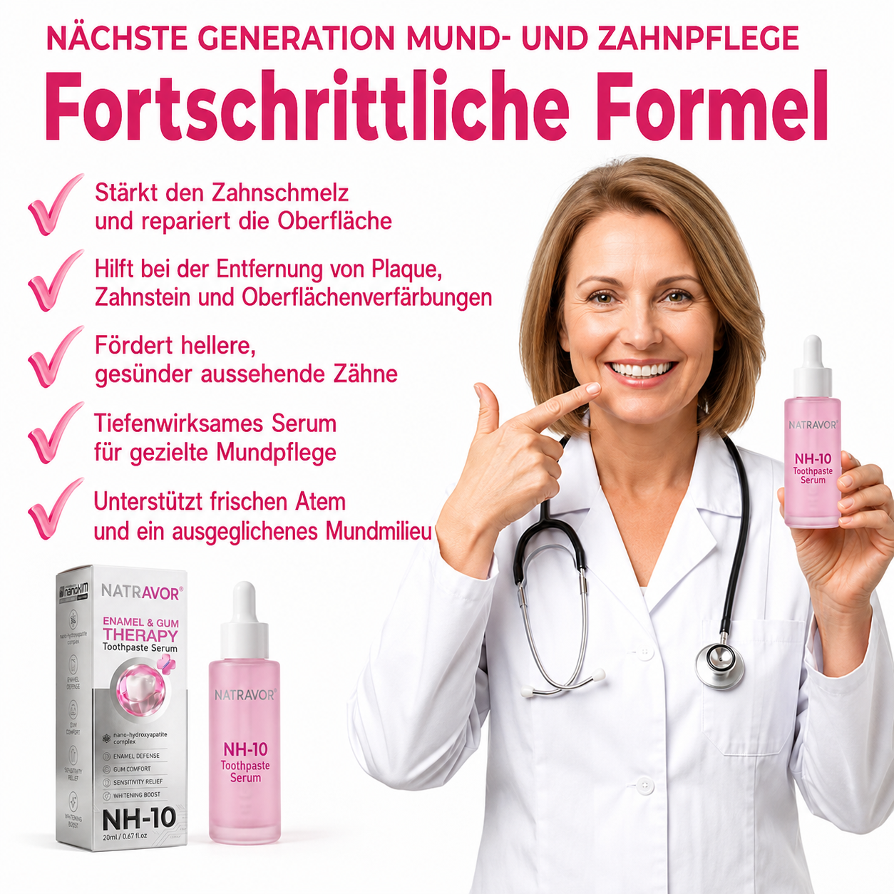 Natravor® Thismile NH-10 Zahnpasta-Serum für Zahnschmelz und Zahnfleisch – Advanced Therapy