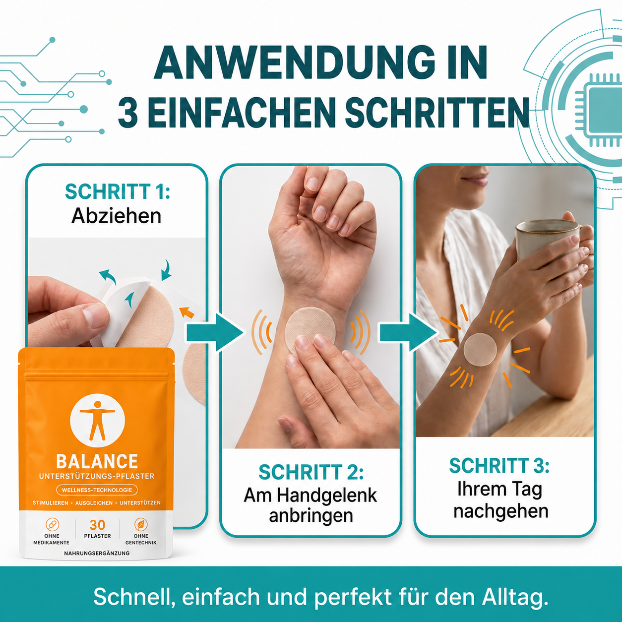 Mufrixa® Balance-Körperpflaster