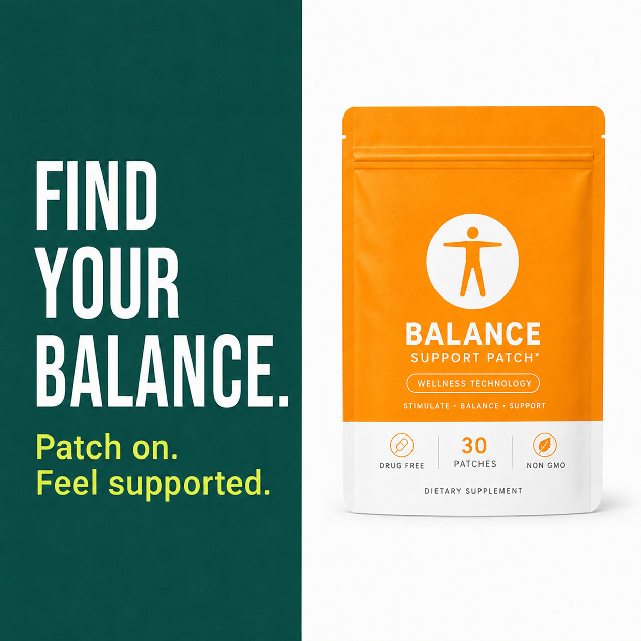 Mepilo Balance Support Patch